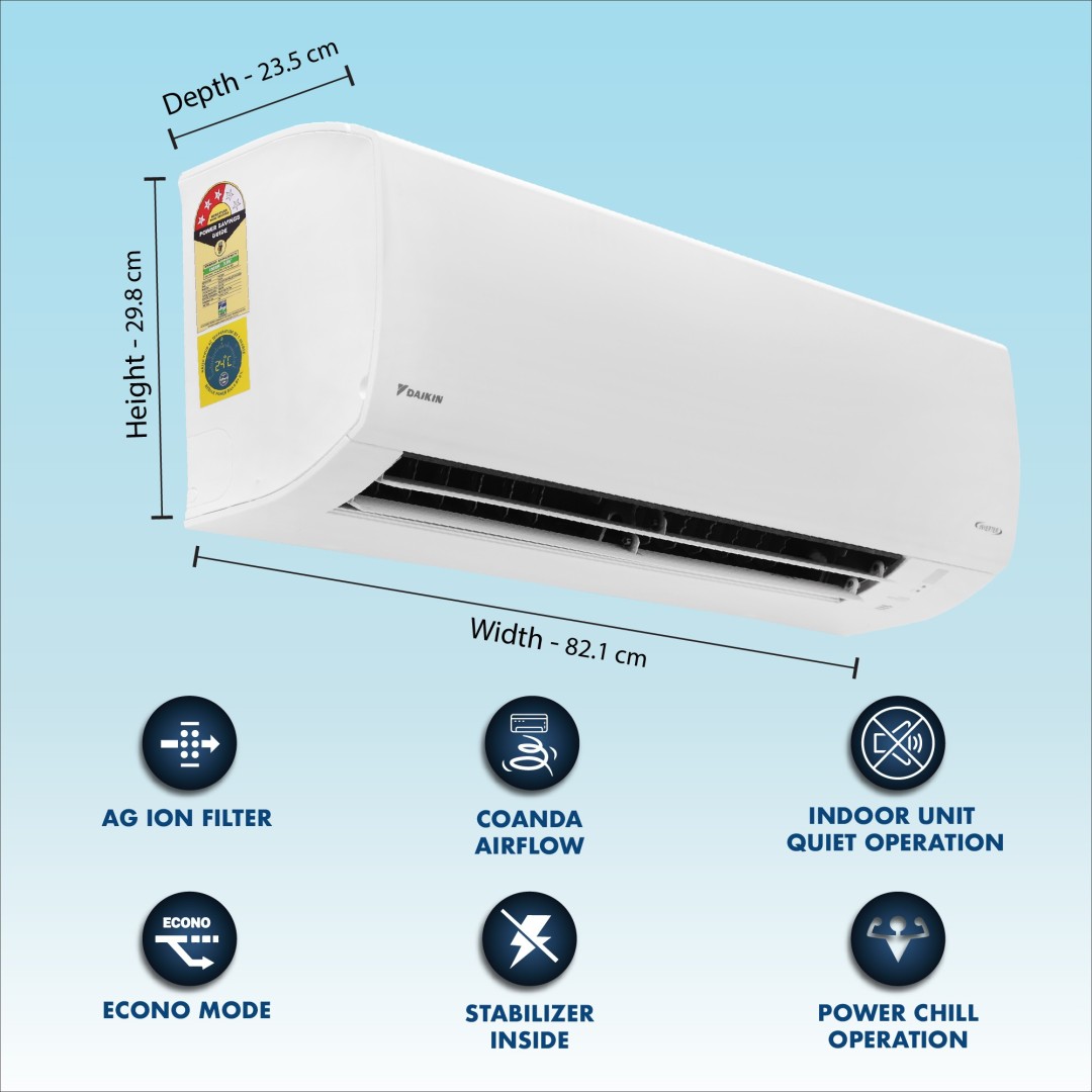 ATKL35TV16WC 1 Ton 3 Star Inverter Split AC