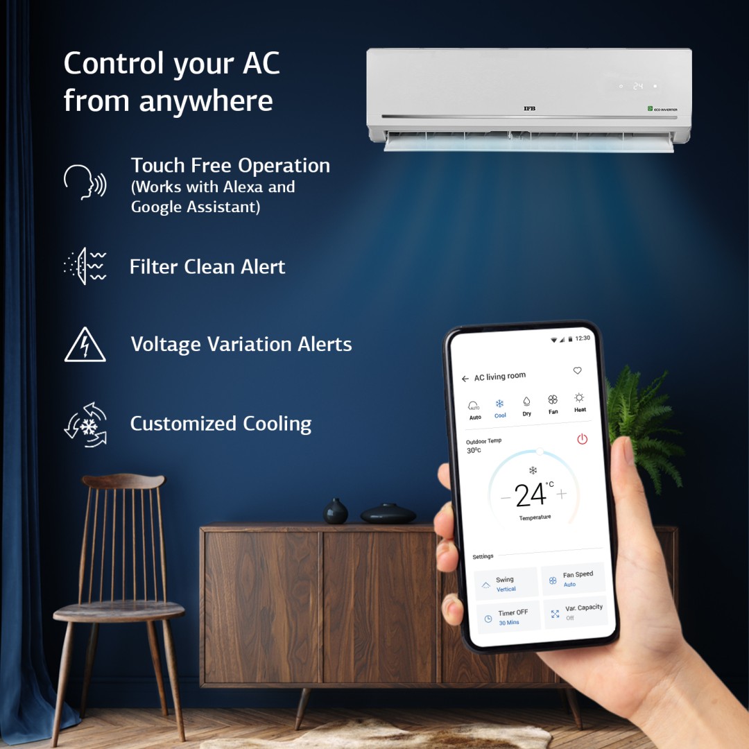 CI1833F223G5 1.5 Ton 3 Star Inverter Split AC