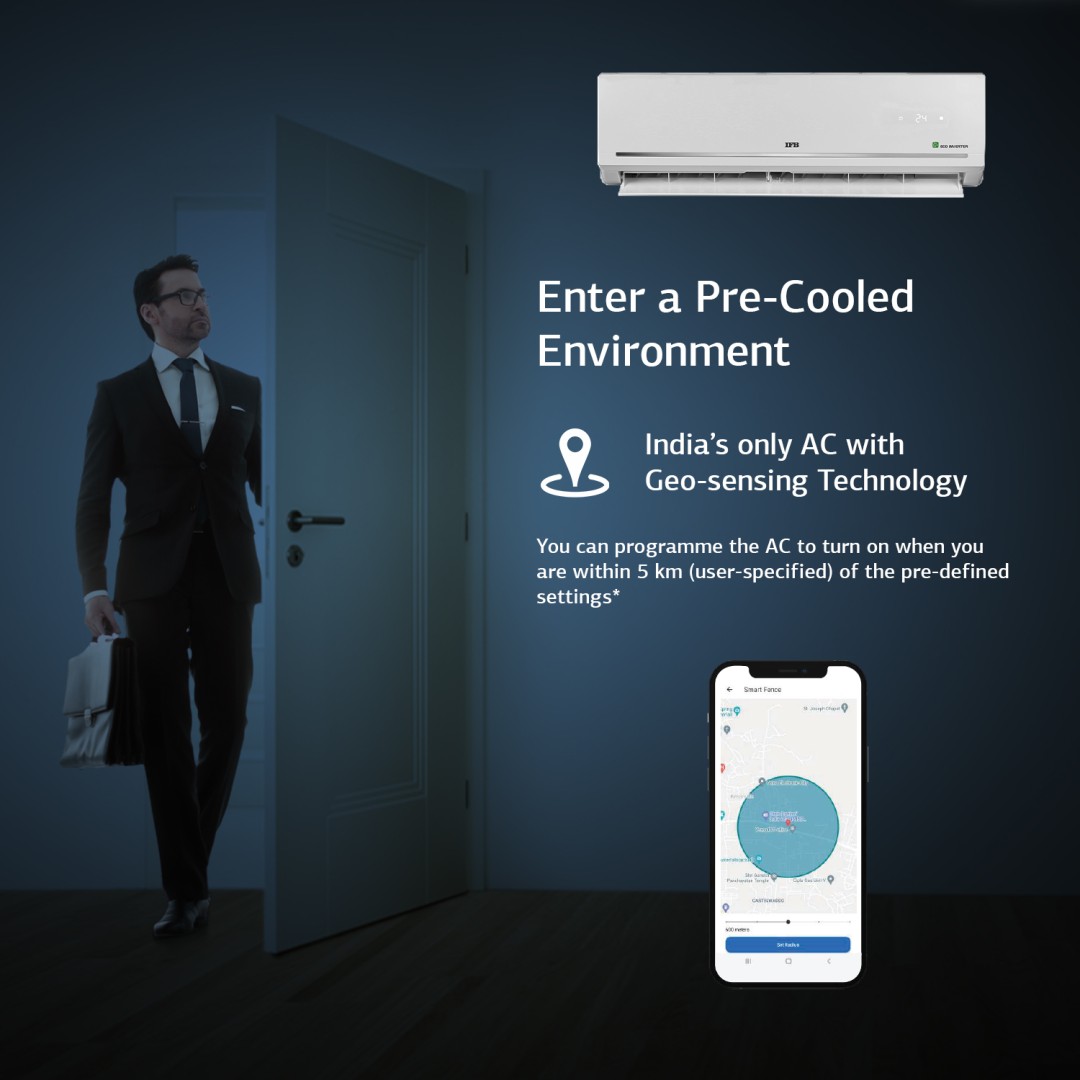 CI1833F223G5 1.5 Ton 3 Star Inverter Split AC