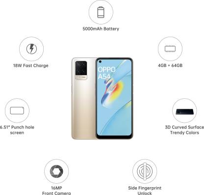 A54 4 GB RAM 64 GB Storage Gold