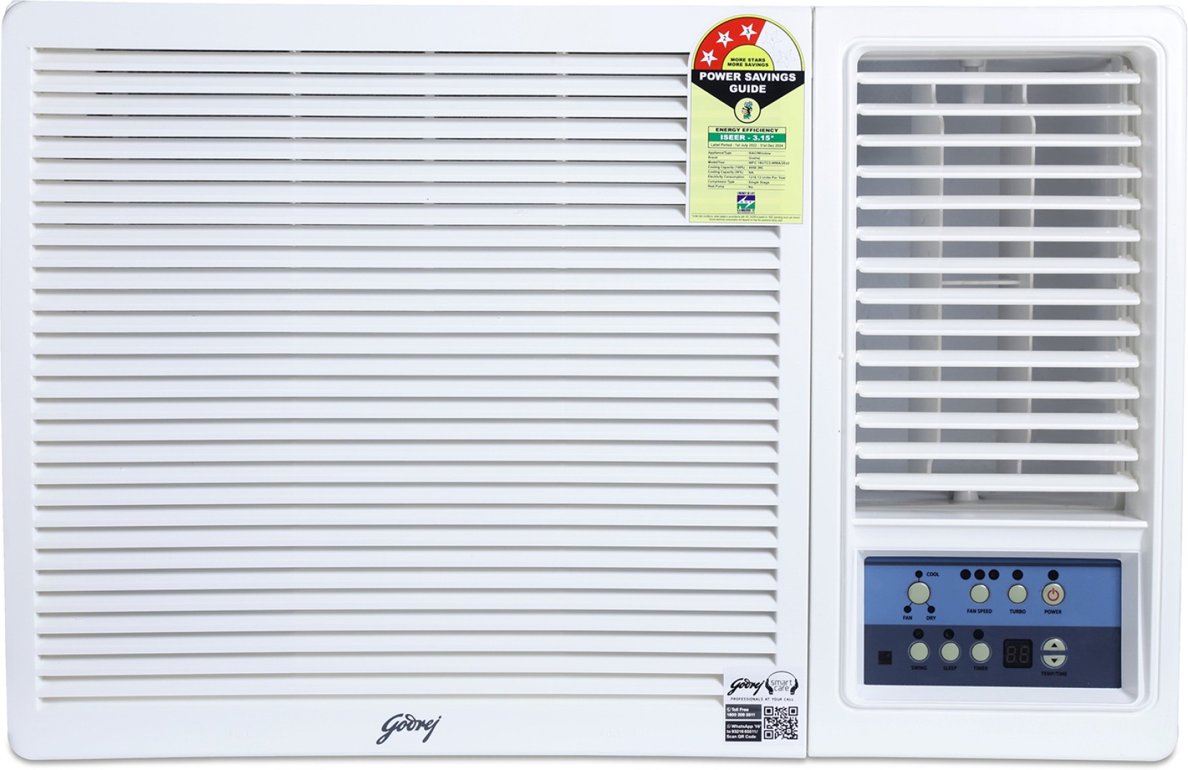 Godrej WFC 18UTC3-WWA 1.5 Ton 3 Star  Window AC