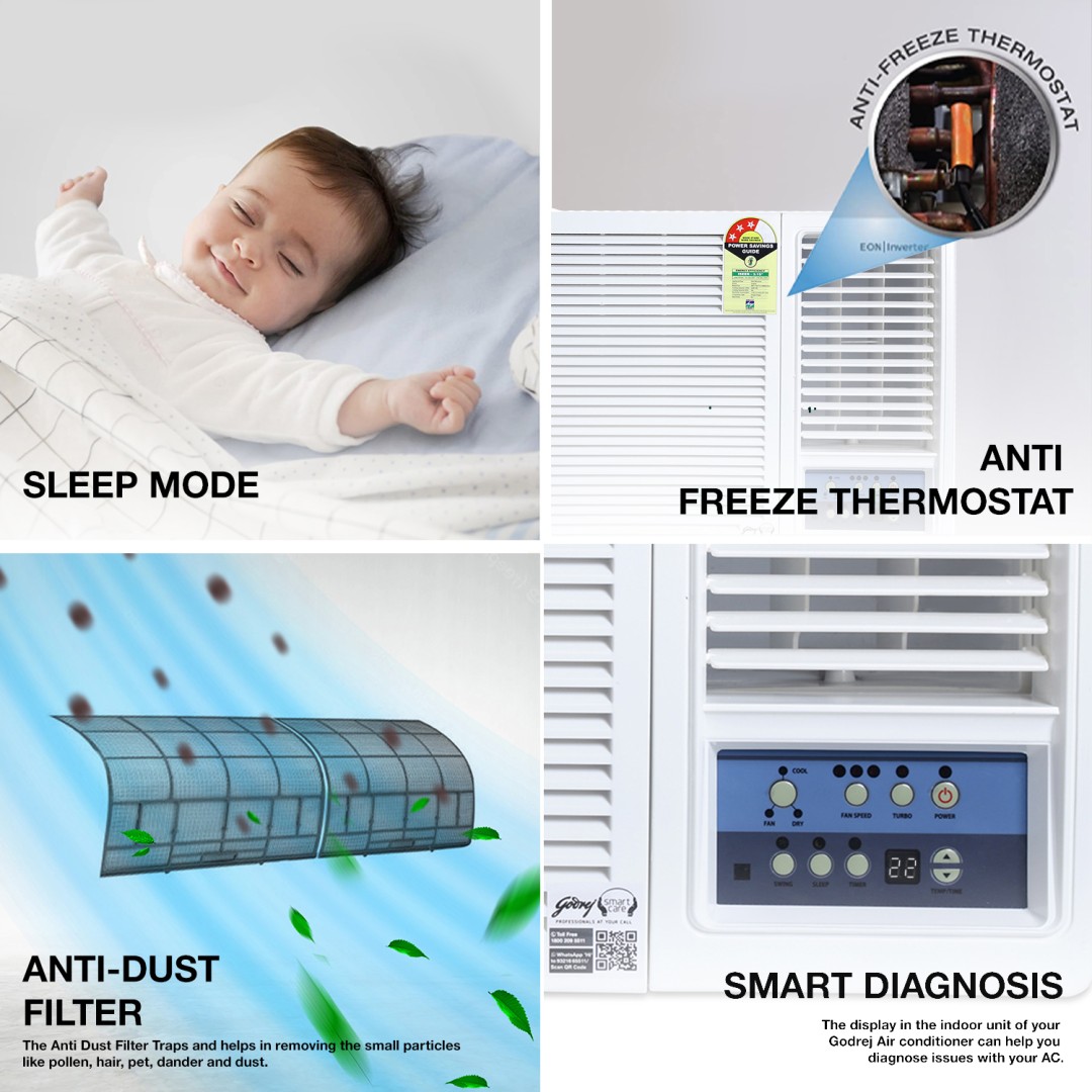 WFC 18UTC3-WWA 1.5 Ton 3 Star  Window AC