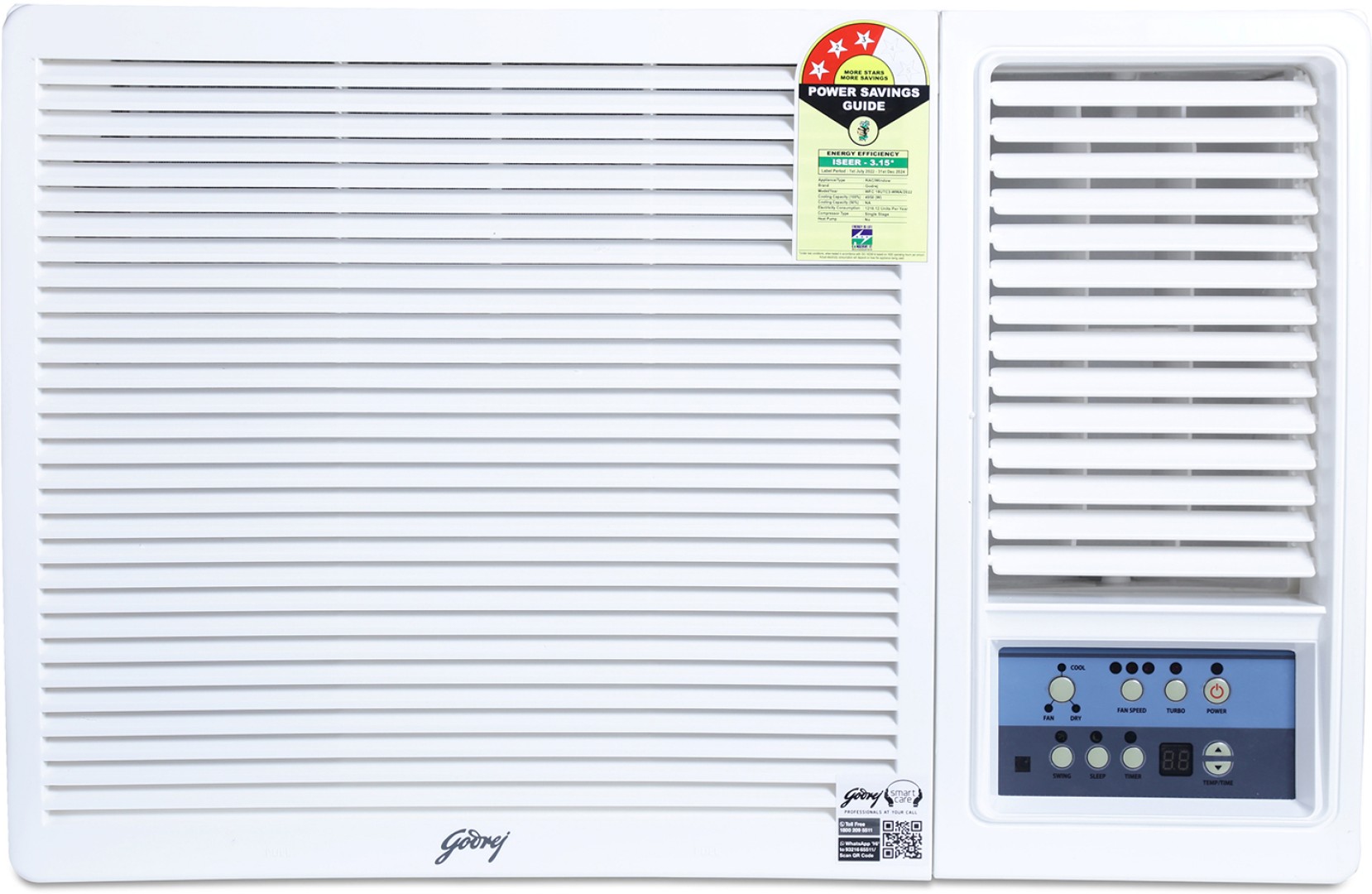 WFC 18UTC3-WWA 1.5 Ton 3 Star  Window AC