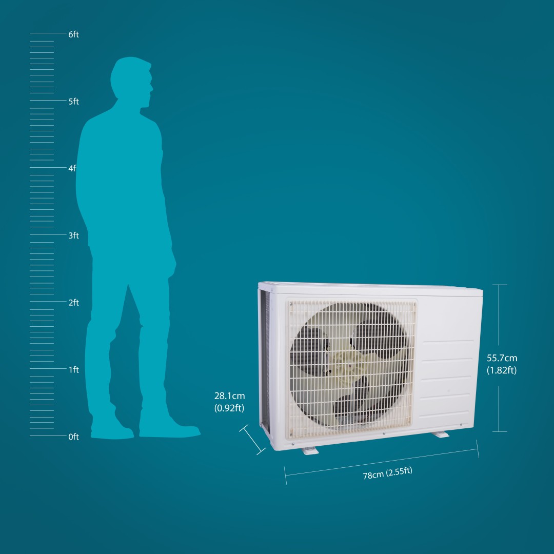 realme TechLife 154SIAA22WR 1.5 Ton 4 Star Inverter Split AC