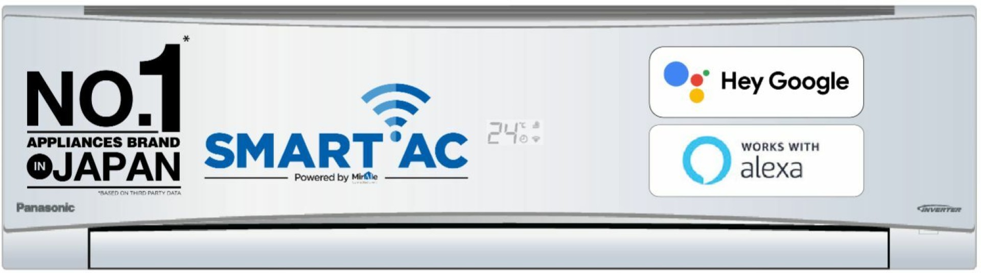 CS/CU-NU12YKY4W 1 Ton 4 Star Inverter Split AC