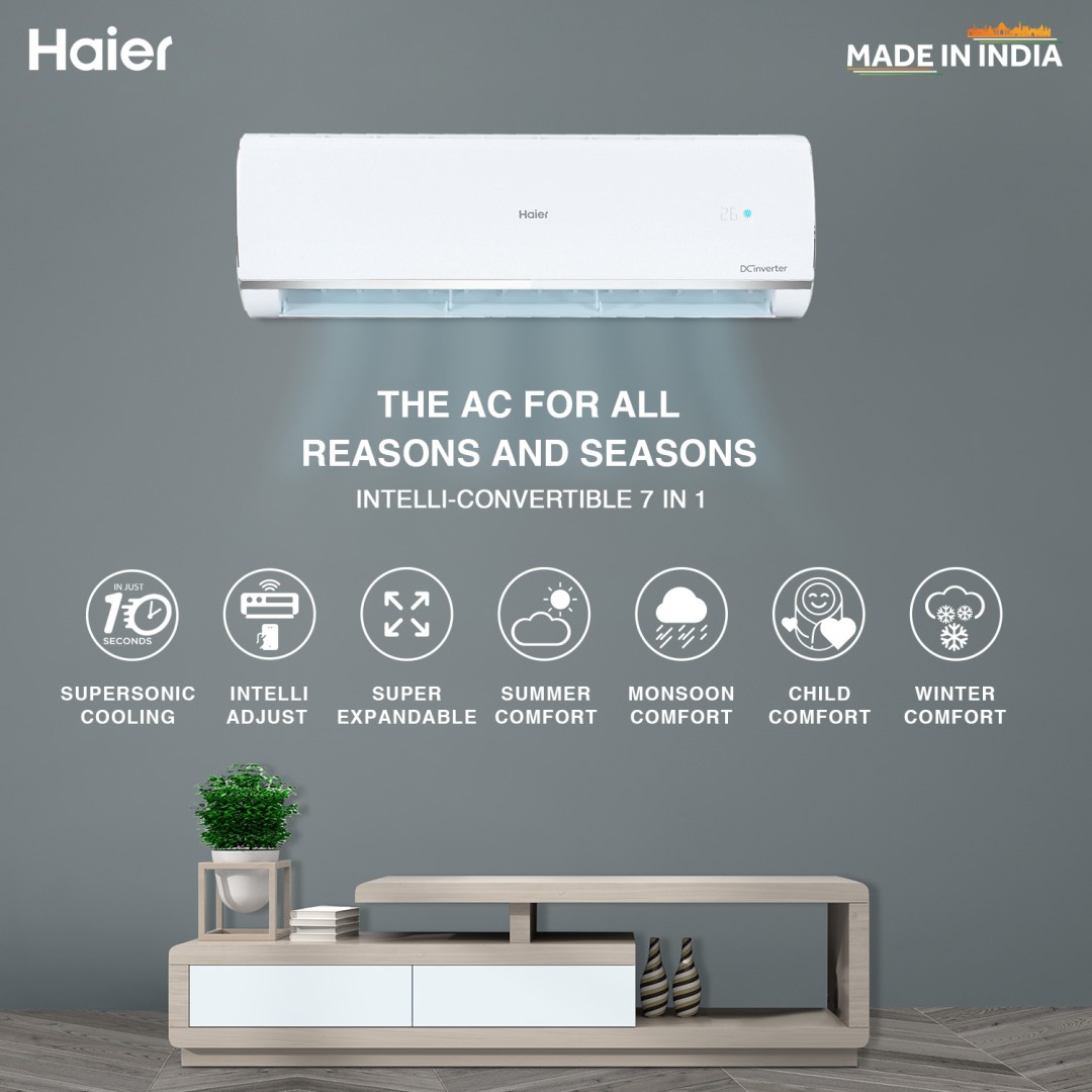 HSU18K-PYS5BE-INV 1.5 Ton 5 Star Inverter Split AC