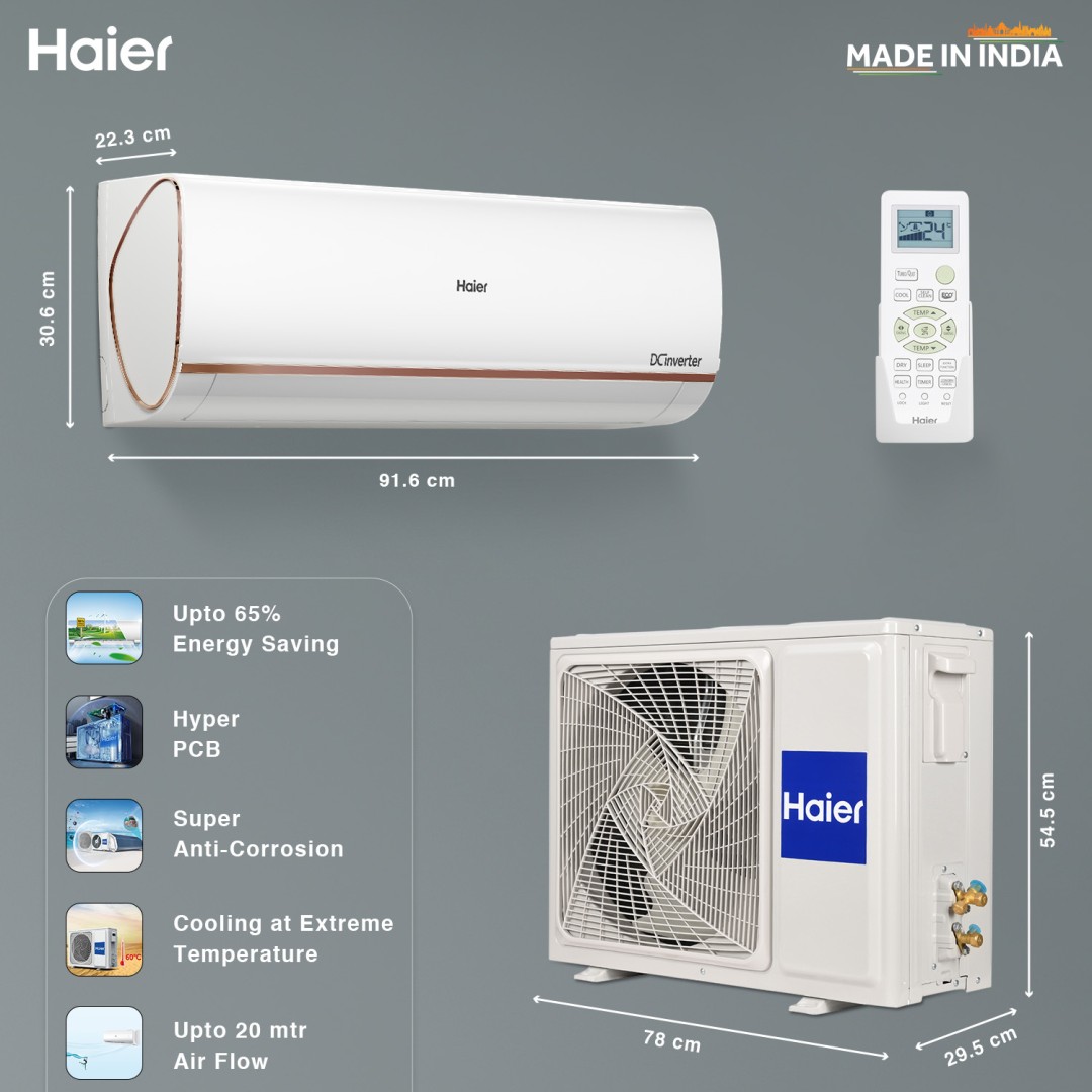 HSU18K-PYFR4BE1-INV 1.5 Ton 4 Star Inverter Split AC