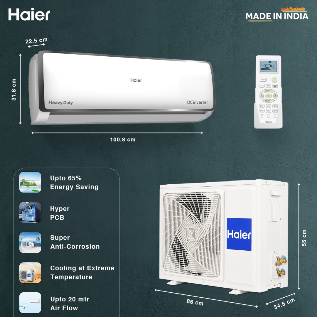 HSU24E-TXS3BE-INV 2 Ton 3 Star Inverter Split AC