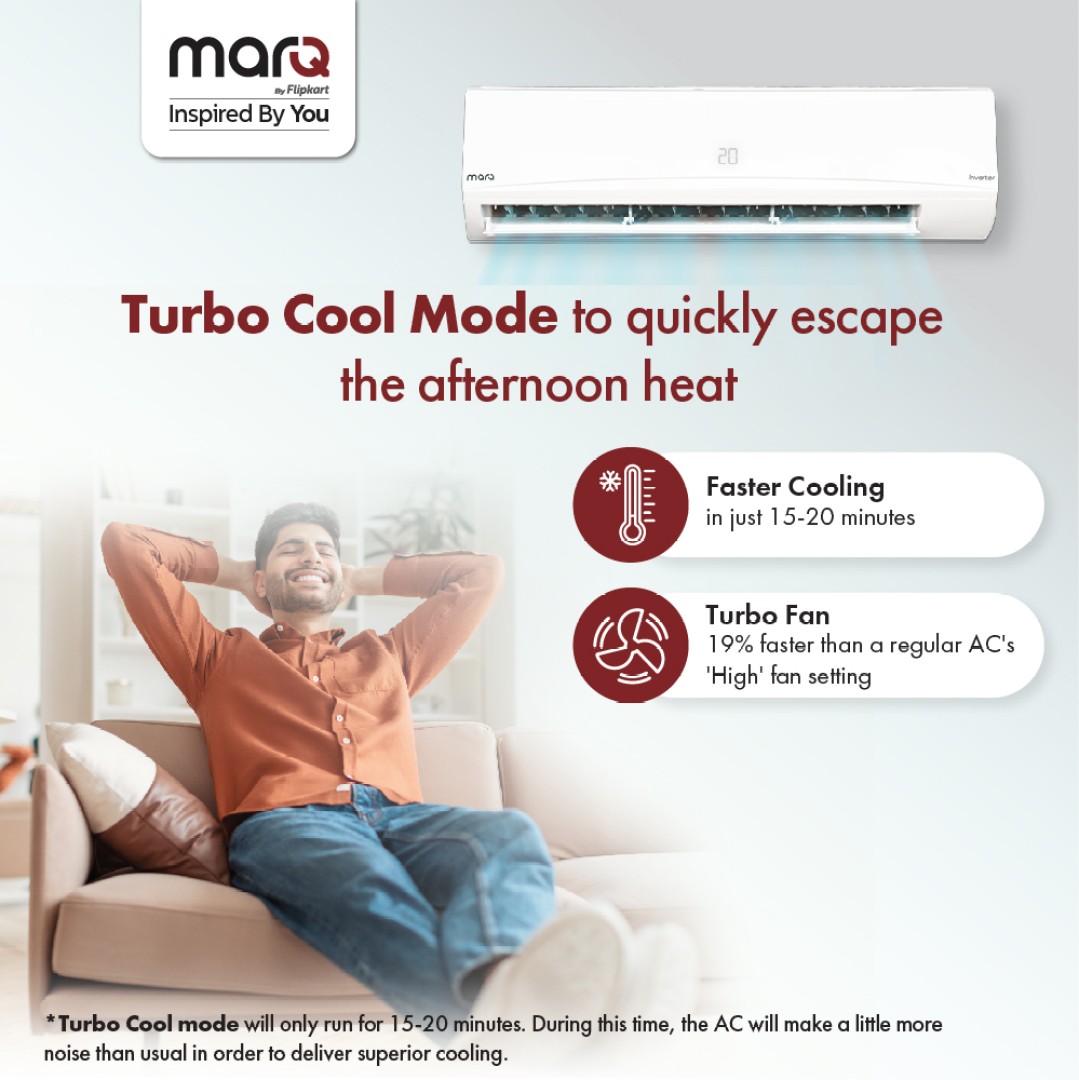203SIAA22BW 2 Ton 3 Star Inverter Split AC