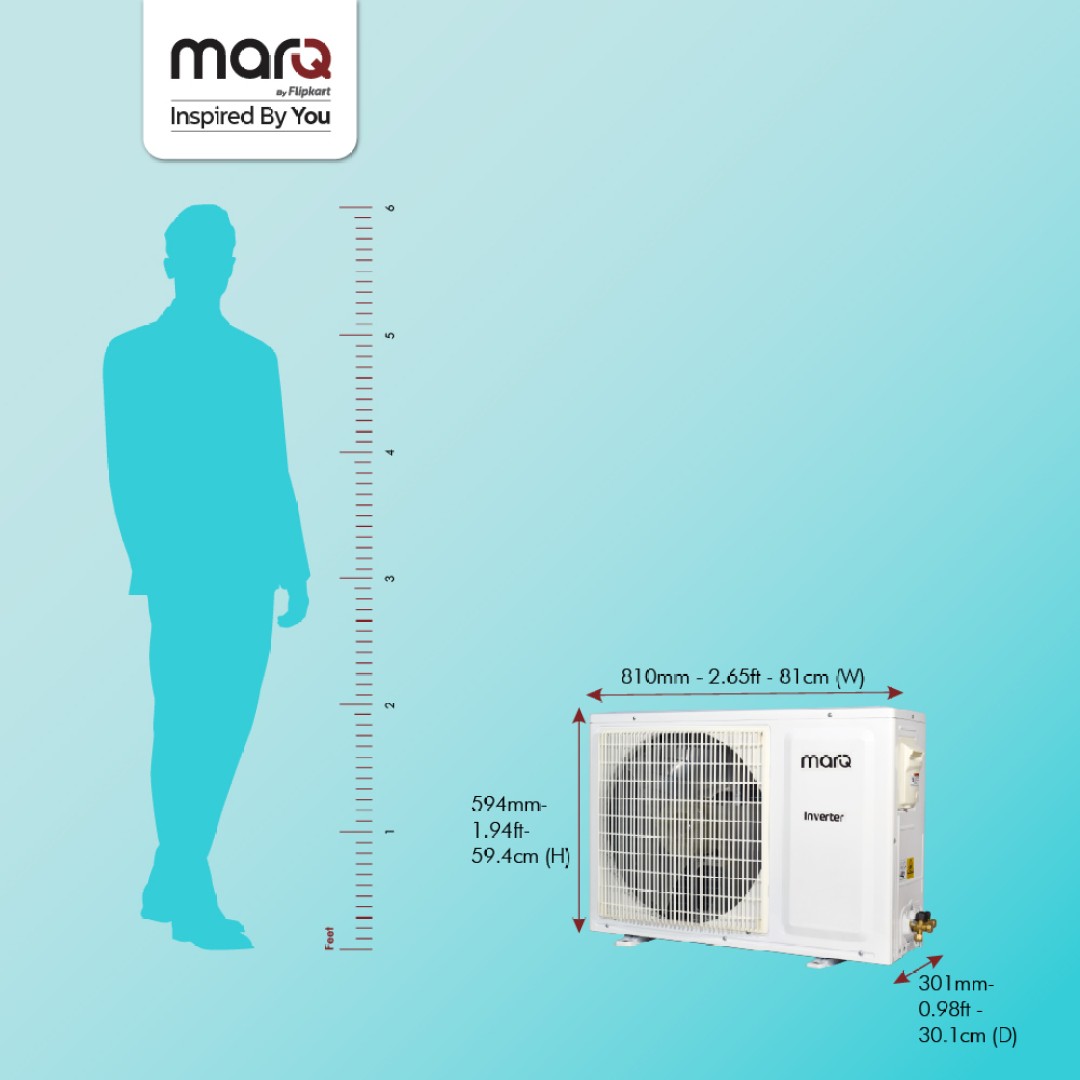 203SIAA22BW 2 Ton 3 Star Inverter Split AC