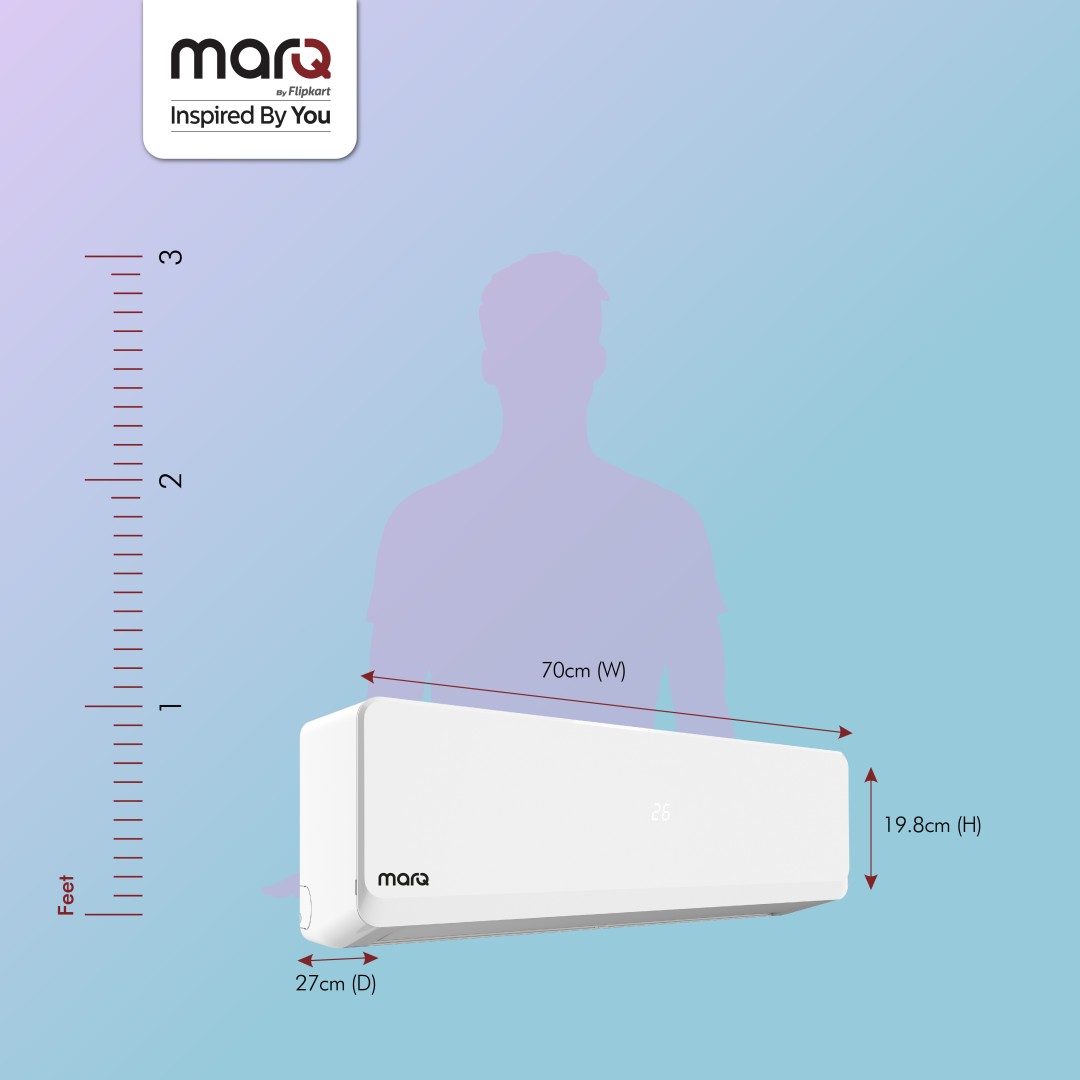073SICH23W 0.7 Ton 3 Star Inverter Split AC