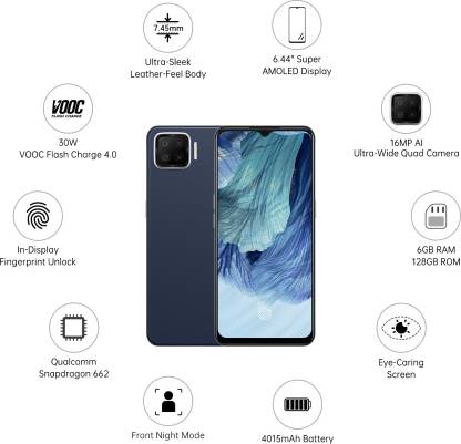 F17 6 GB RAM 128 GB Storage Blue