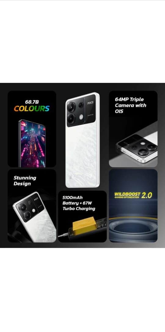 X6 5G 8 GB RAM 256 GB Storage Black