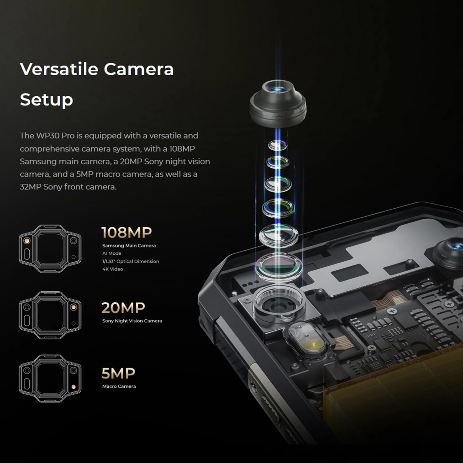 WP30 Pro 12 GB RAM 512 GB Storage Black