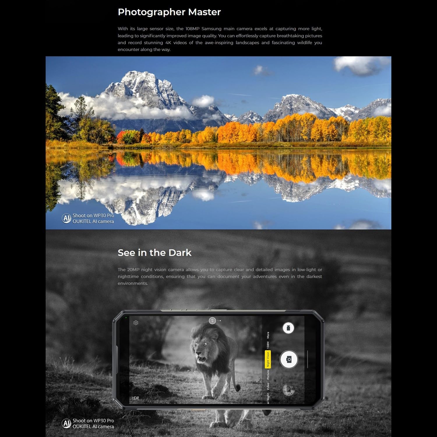 WP30 Pro 12 GB RAM 512 GB Storage Black