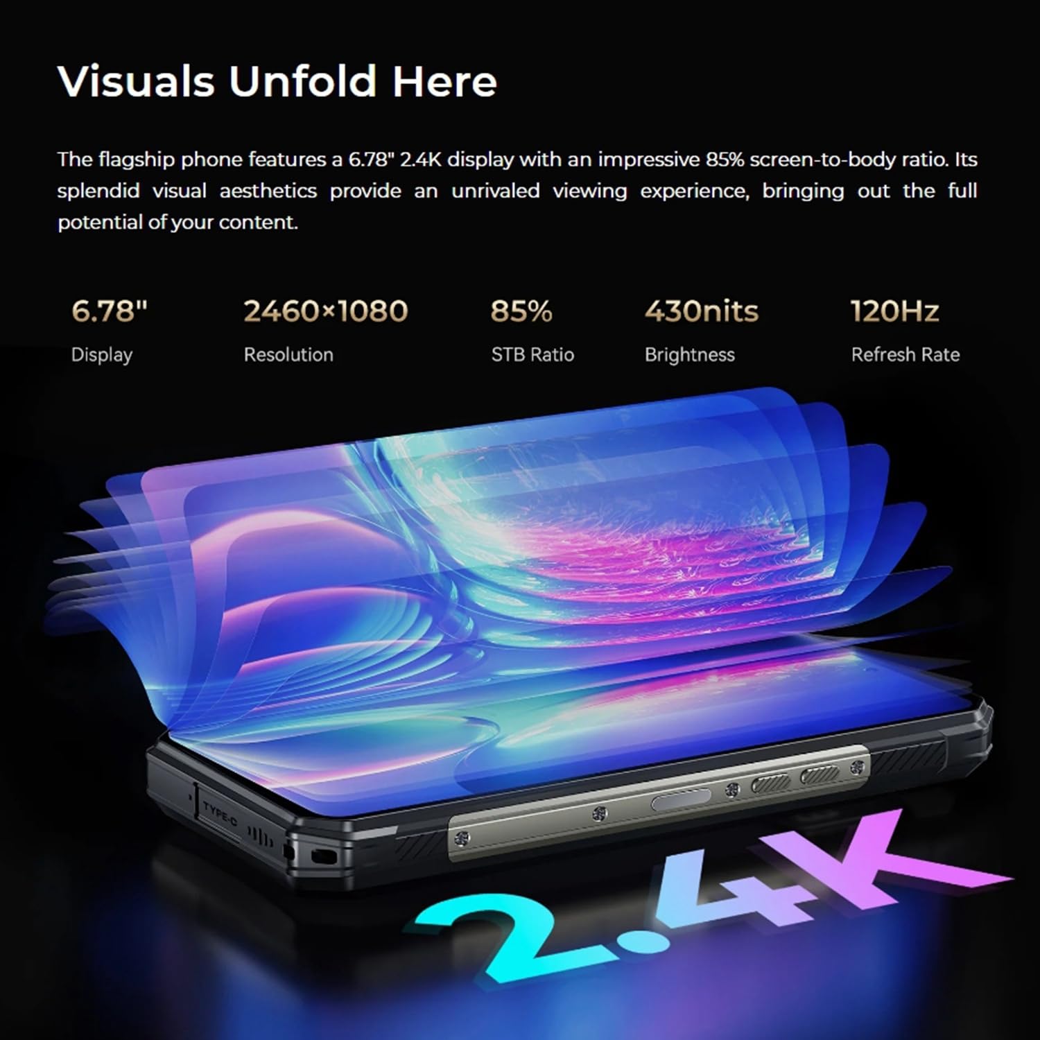 WP30 Pro 12 GB RAM 512 GB Storage Black