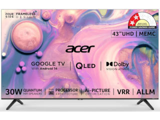 Acer V Pro AR43QDQGR2851AD 43 inch UHD Smart QLED TV