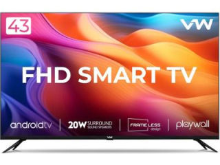 VW Playwall Frameless Series VW43F2 43 inch Full HD Smart LED TV
