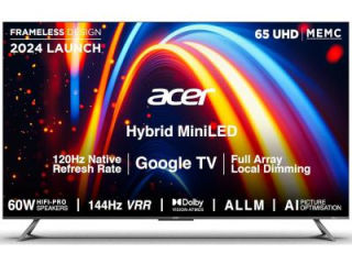 Acer M Series AR65UDMGR2885AT 65 inch UHD Smart QLED Mini LED TV
