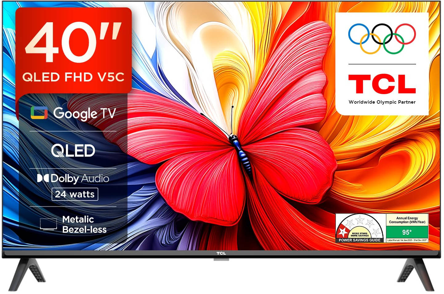 TCL 40V5C 40 inch Full HD Smart QLED TV
