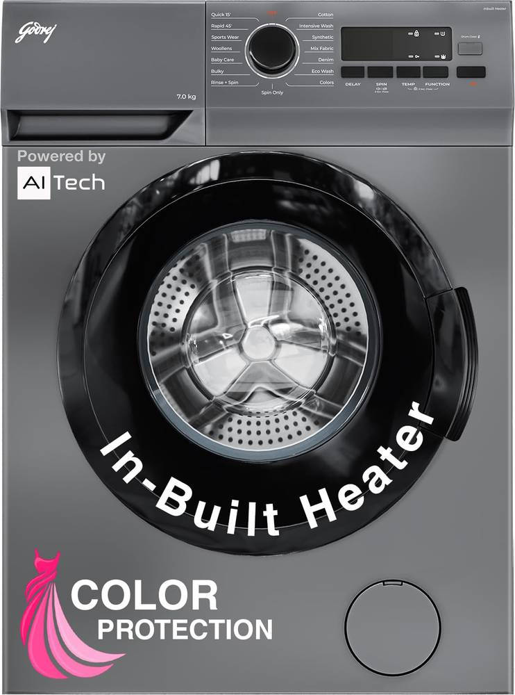 Godrej 7 Kg Fully Automatic Front Load Washing Machine (WFEON ARG 7014 FEBDT SLSR)