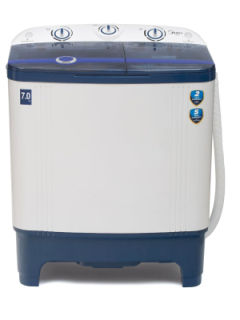 Midea MWMSA070PPG(BW) 7 Kg Semi Automatic Top Load Washing Machine