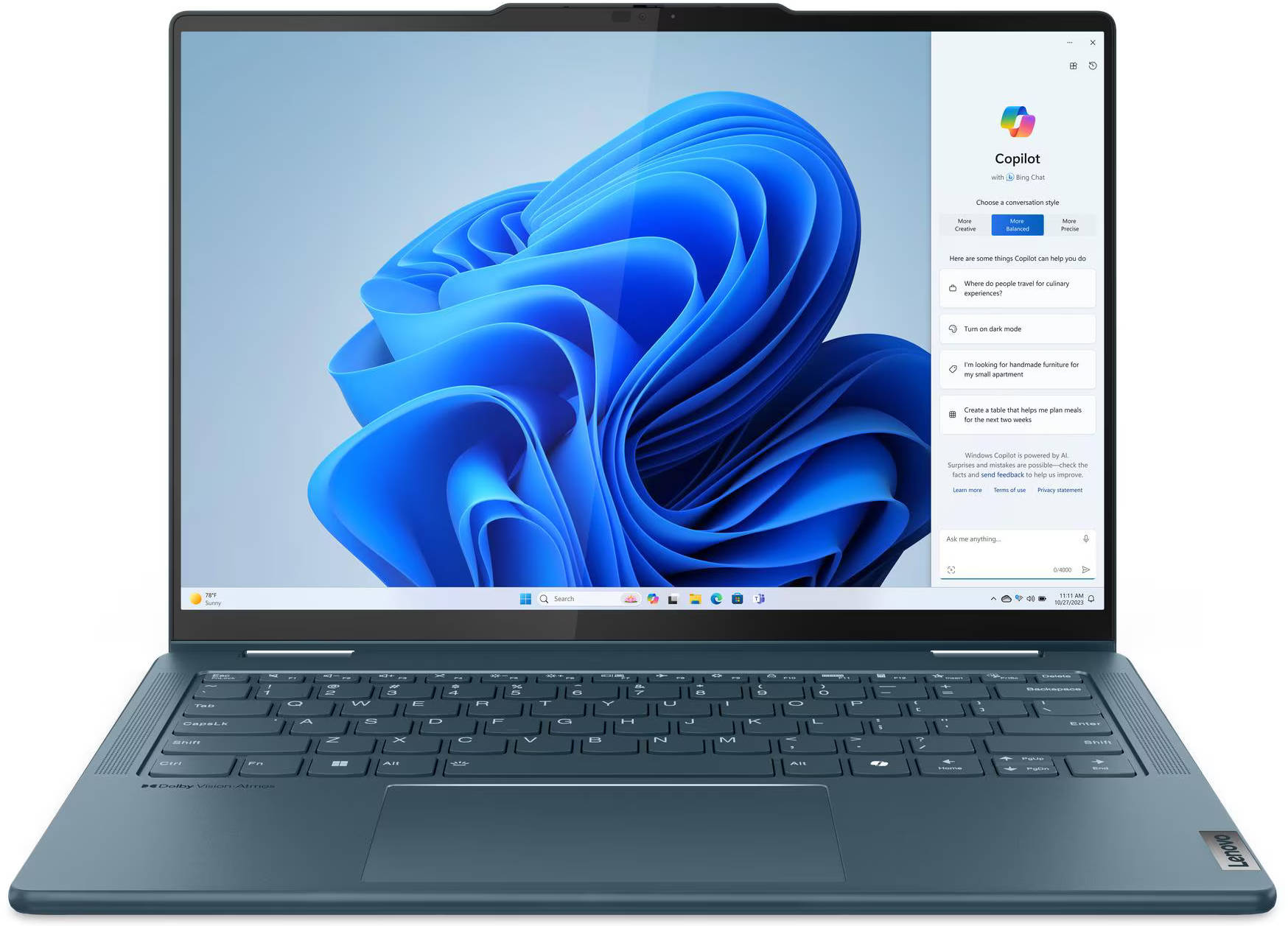 Lenovo Yoga 7 14IML9 (83DJ00FTIN) Laptop