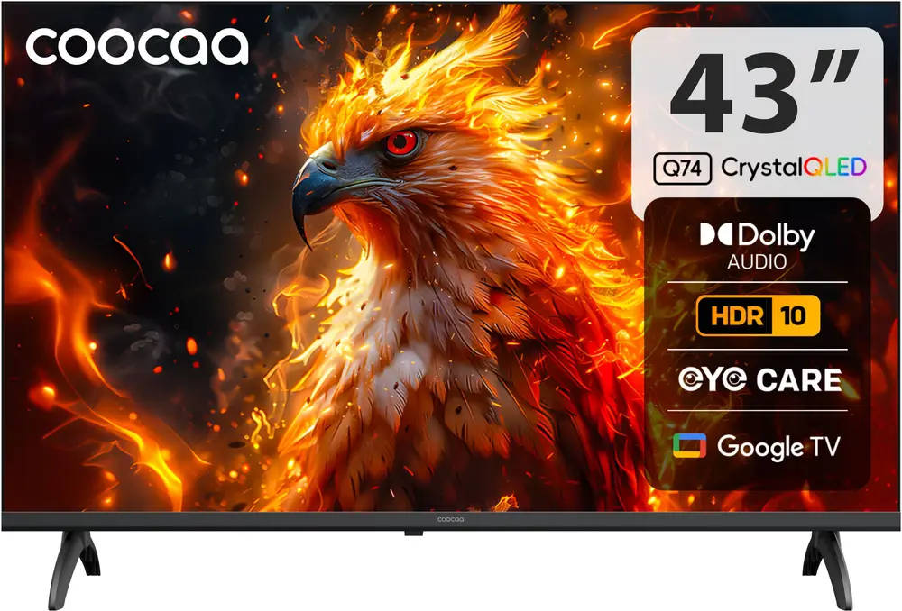 Coocaa 43Q74 43 inch Full HD Smart QLED TV