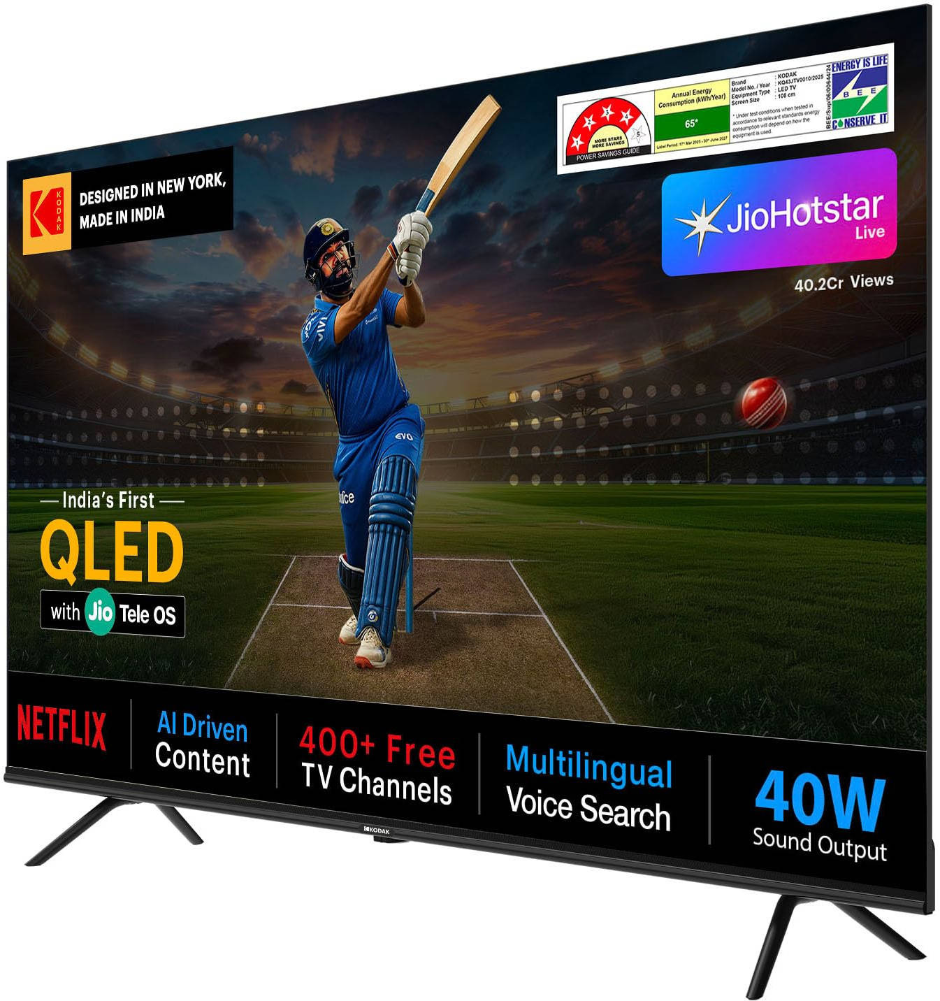 KQ43JTV0010 43 inch UHD Smart QLED TV
