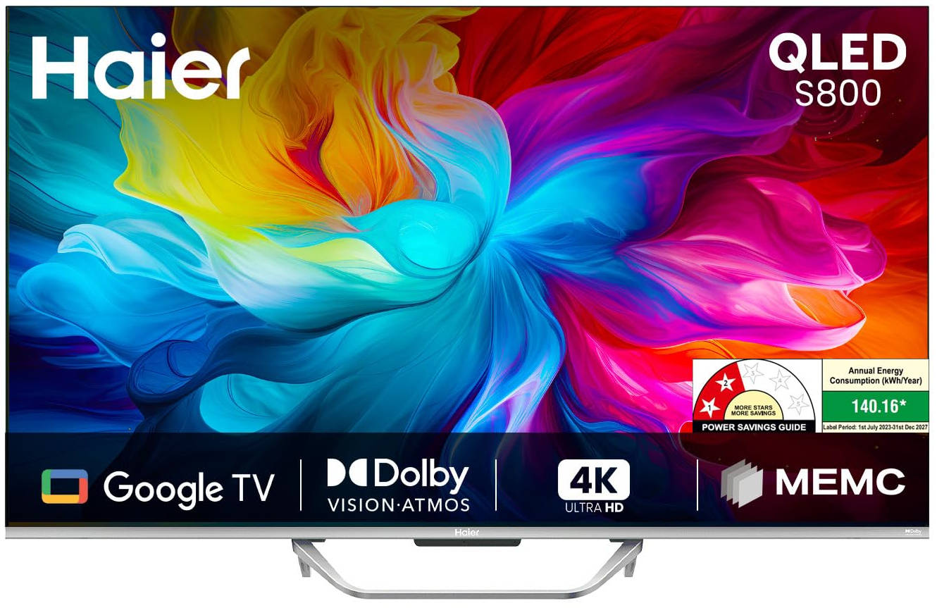 Haier 43S800QT-P 43 inch UHD Smart QLED TV