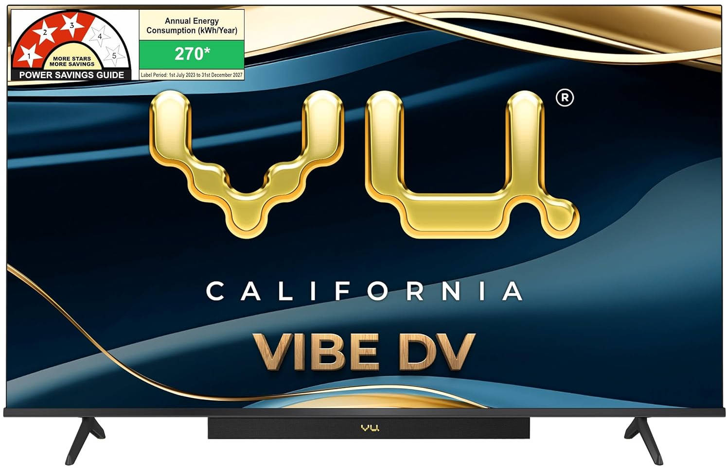 VU 75VIBE-DV 75 inch UHD Smart QLED TV