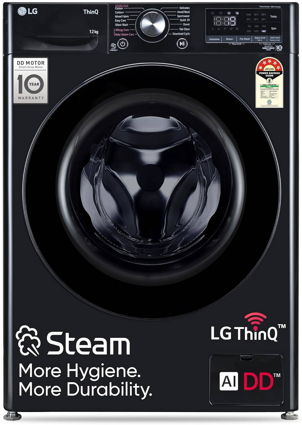 LG 12 Kg Fully Automatic Front Load Washing Machine (FHP1412Z5O)