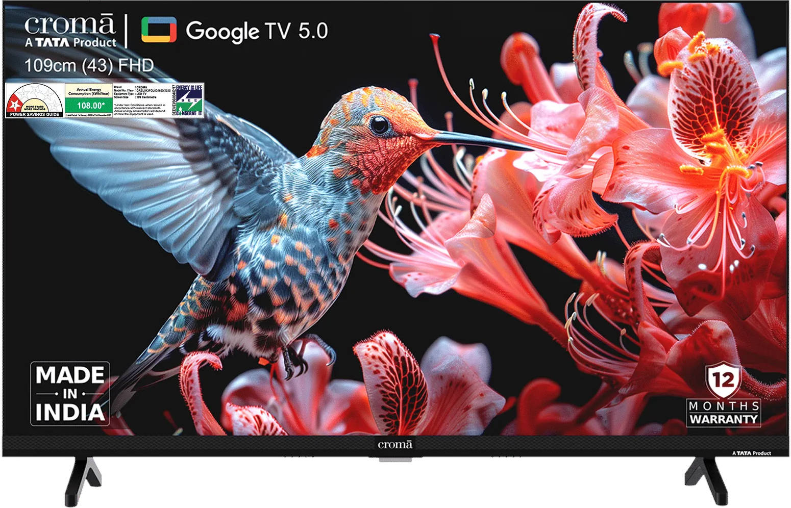 CREL043FGL024650 43 inch Full HD Smart LED TV