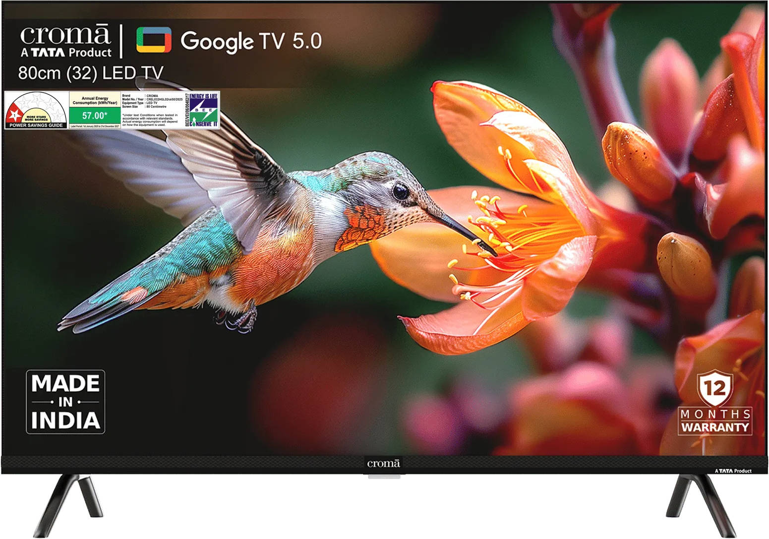 CREL032HGL024650 32 inch HD ready Smart LED TV