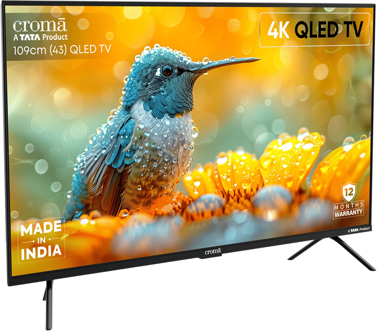 CREL043UGQ331850 43 inch UHD Smart QLED TV