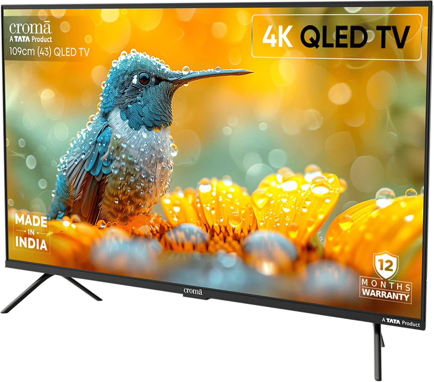 CREL043UGQ331850 43 inch UHD Smart QLED TV