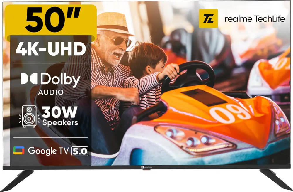 Realme TechLife 50UHDGDRDDVB 50 inch UHD Smart LED TV