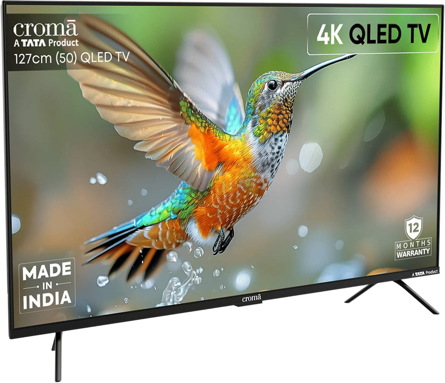 CREL050UGQ331850 50 inch UHD Smart QLED TV