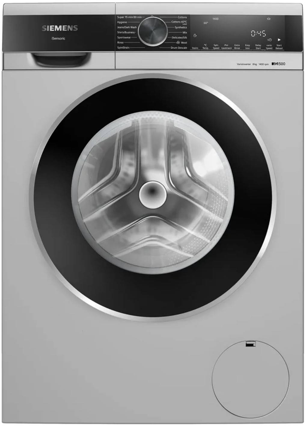 Siemens 8 Kg Fully Automatic Front Load Washing Machine (WG34A20SIN)