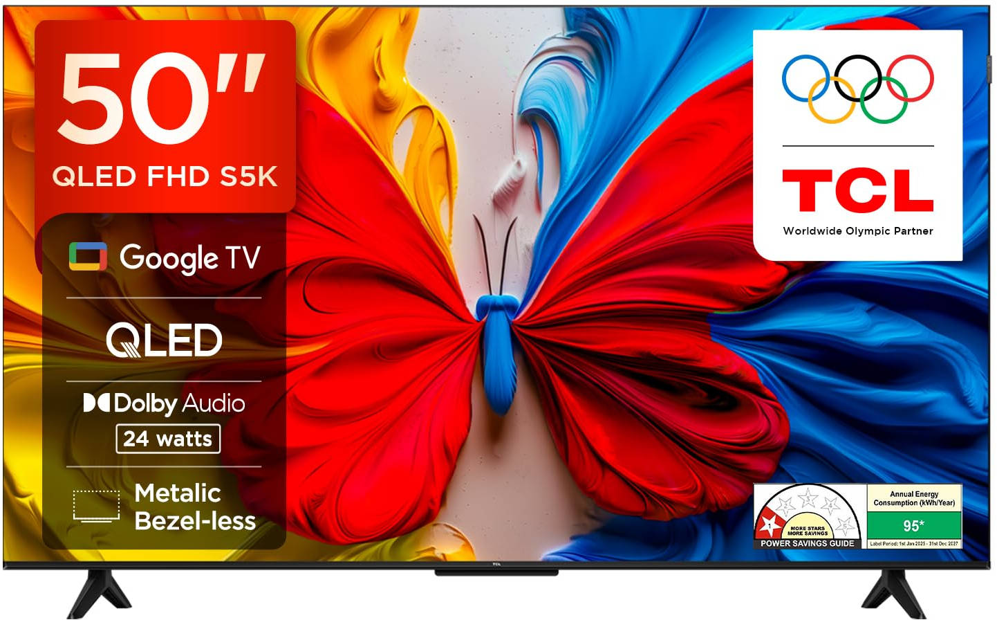 50S5K 50 inch Full HD Smart QLED TV