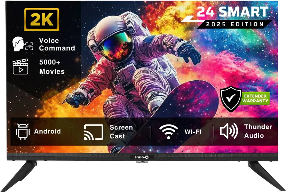 Innoq Spectra 24S-SPCTADK 24 inch HD ready Smart LED TV