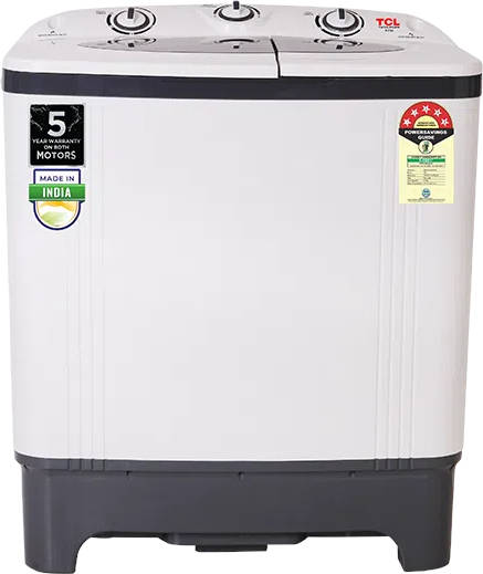 TCL 6.5 Kg Semi Automatic Top Load Washing Machine (TWT65-P103PW)