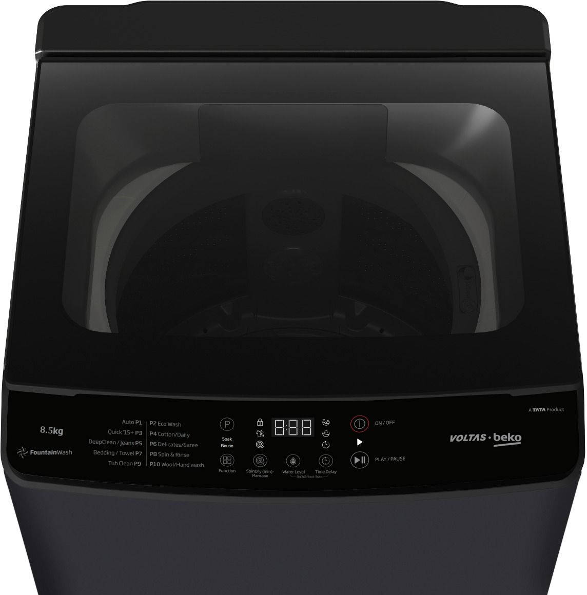 Beko 8.5 Kg Fully Automatic Top Load Washing Machine (WTL8507VAA/DPC0OD)