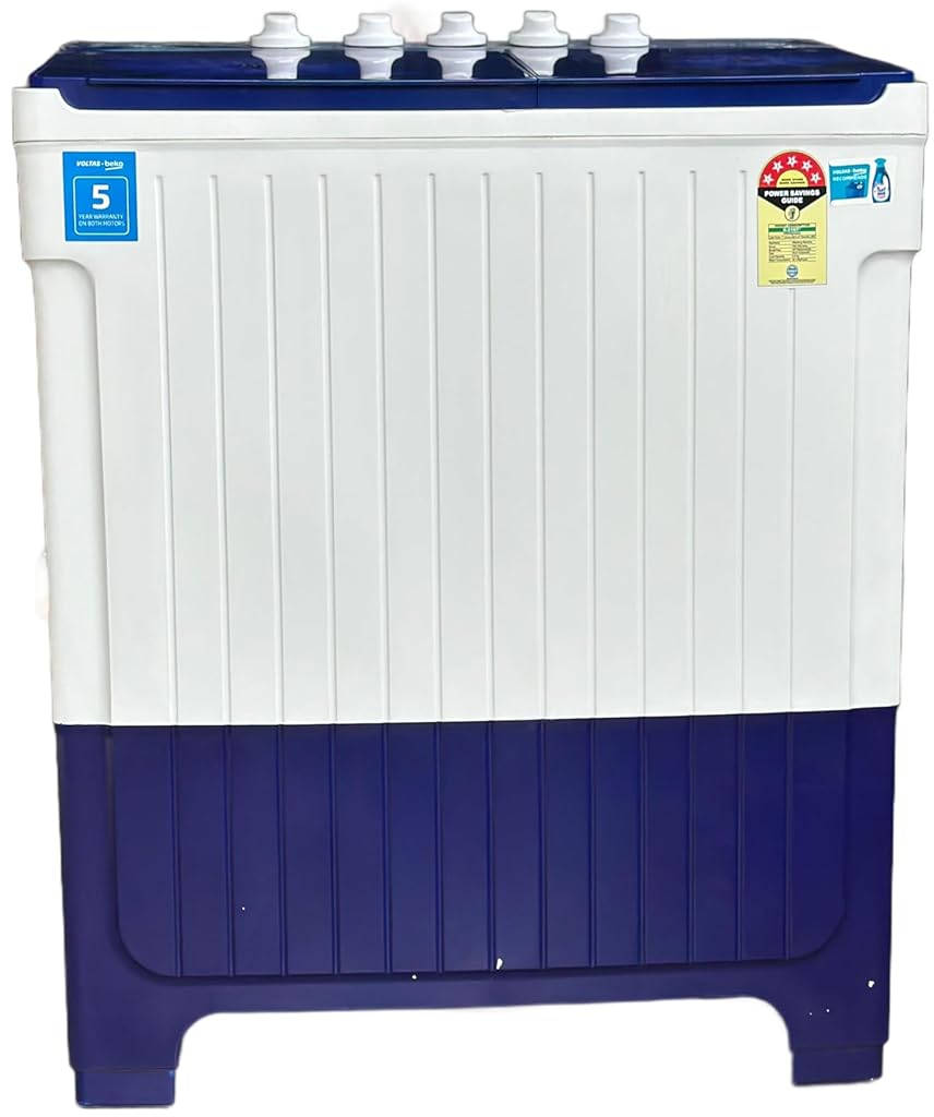 Voltas Beko Beko 8.5 Kg Semi Automatic Top Load Washing Machine (WTT85UAA/BLSSWH5GFD)