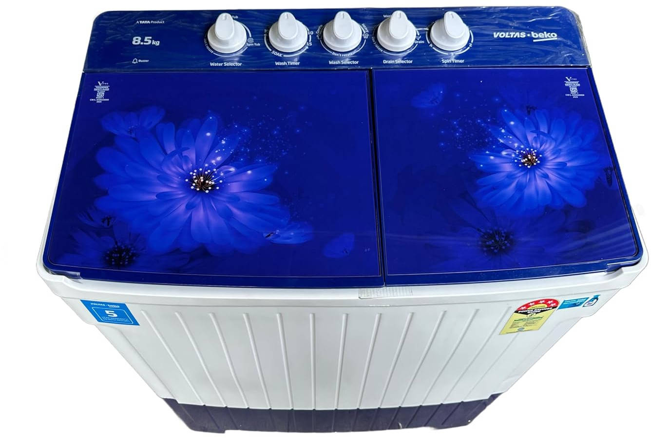 Beko 8.5 Kg Semi Automatic Top Load Washing Machine (WTT85UAA/BLSSWH5GFD)