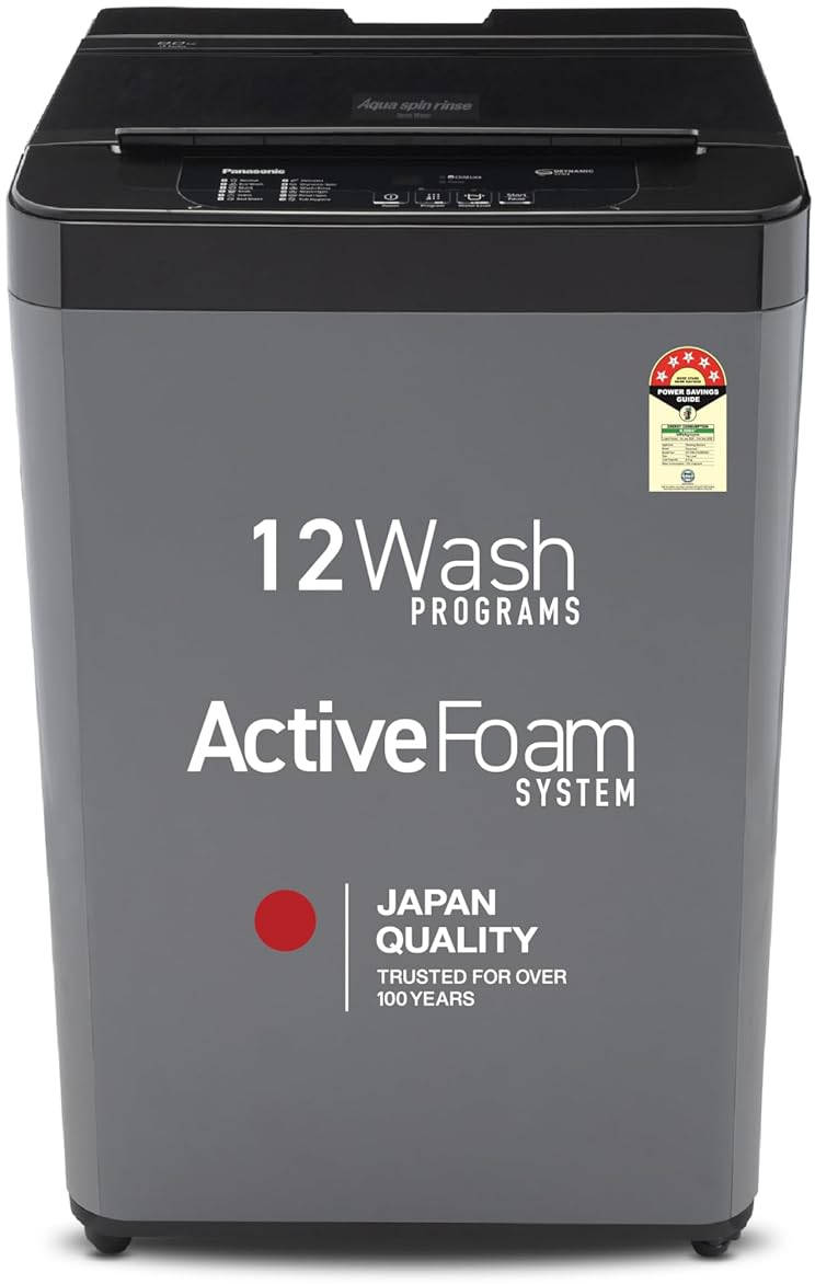 Panasonic 8 Kg Fully Automatic Top Load Washing Machine (NA-F80LF4CRB)