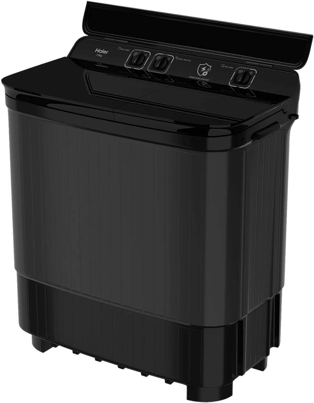 12 Kg Semi Automatic Top Load Washing Machine (HTW120-178BK)