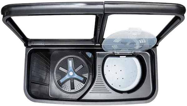 12 Kg Semi Automatic Top Load Washing Machine (HTW120-178BK)