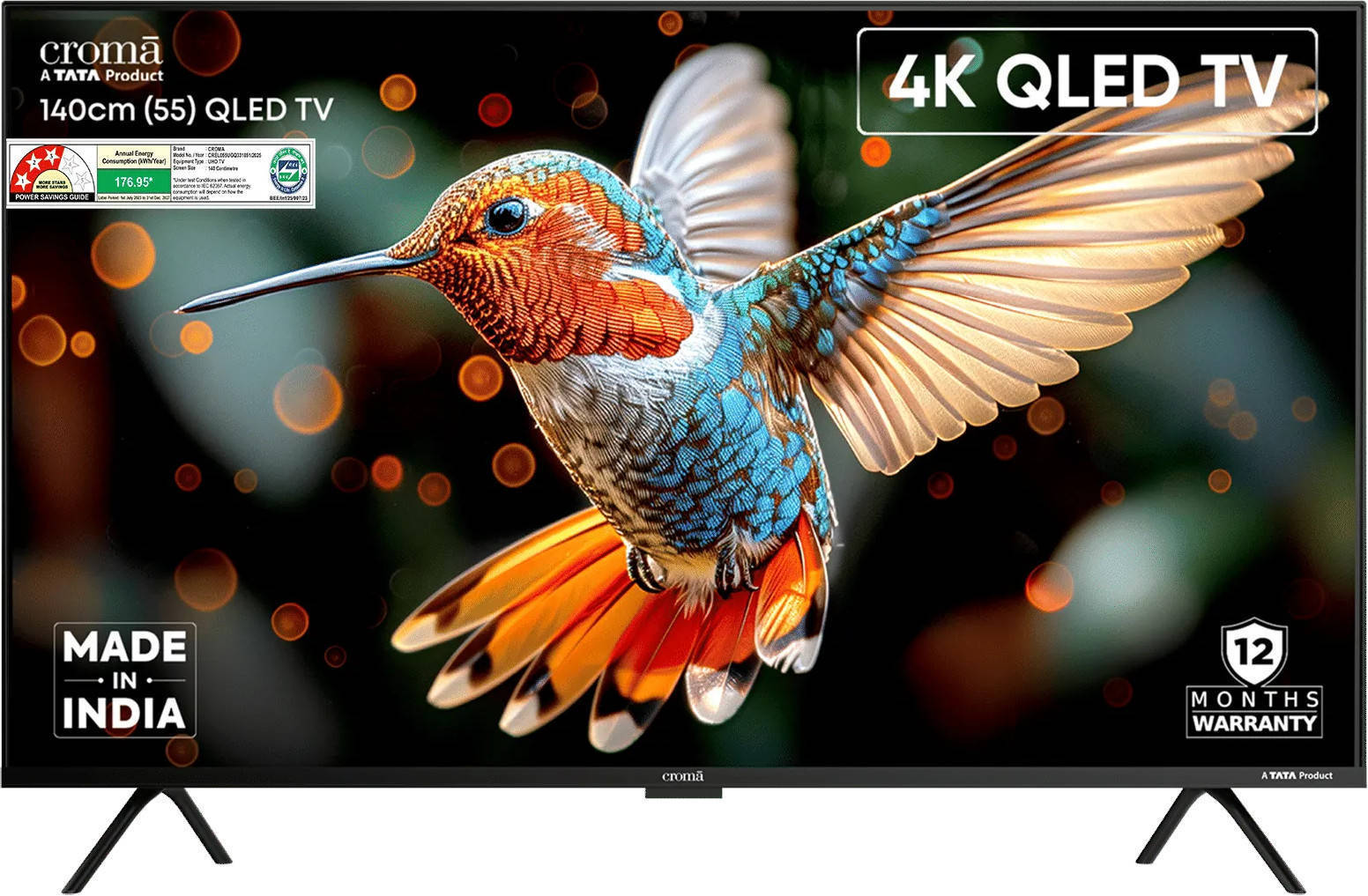 CREL055UGQ331851 55 inch UHD Smart QLED TV