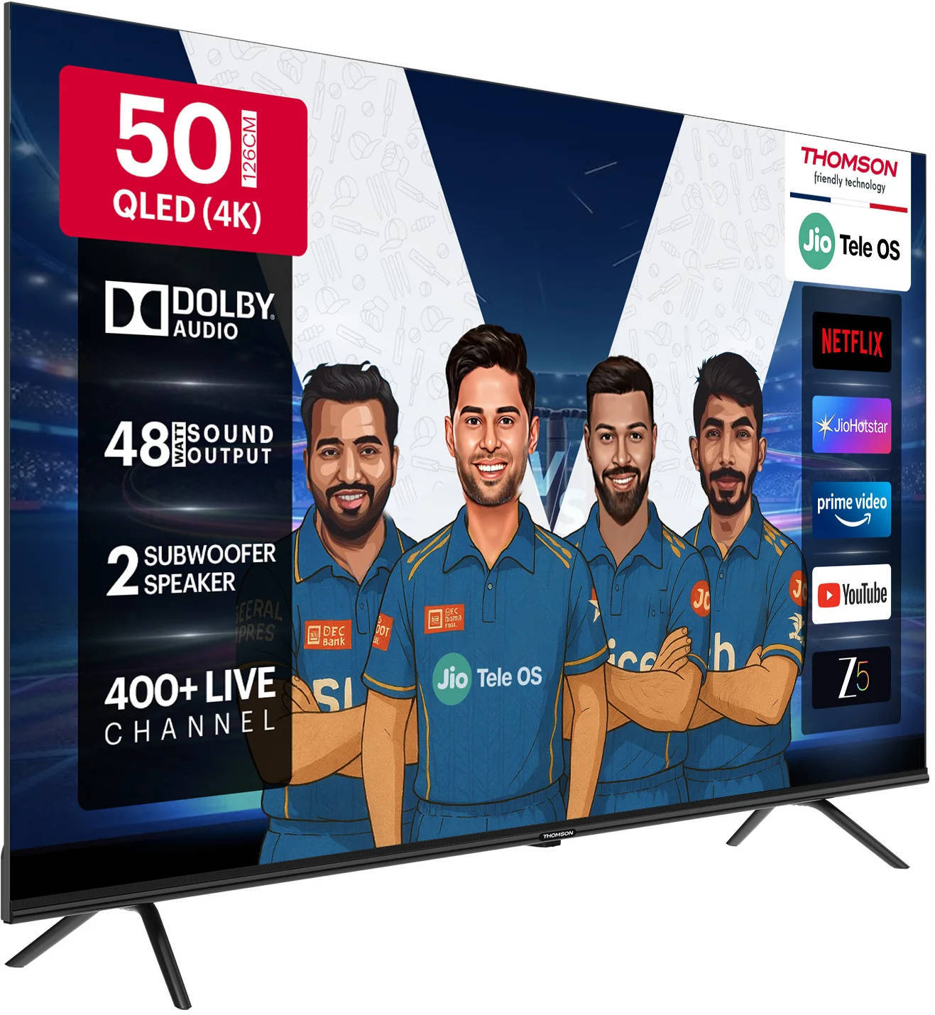50TJQ0022 50 inch UHD Smart QLED TV